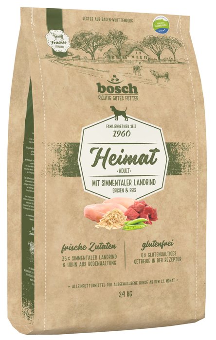 Bosch Heimat Adult dogfood with Simmental beef