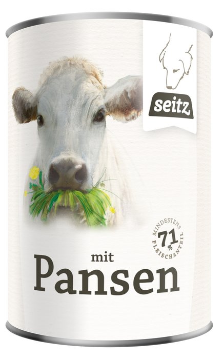 6 x Seitz Dog Food Cans with Tripe