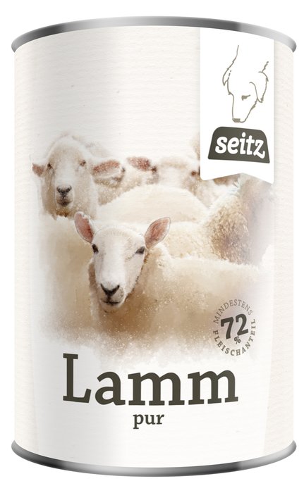 6 x Seitz Pure Lamb Pet Food Cans