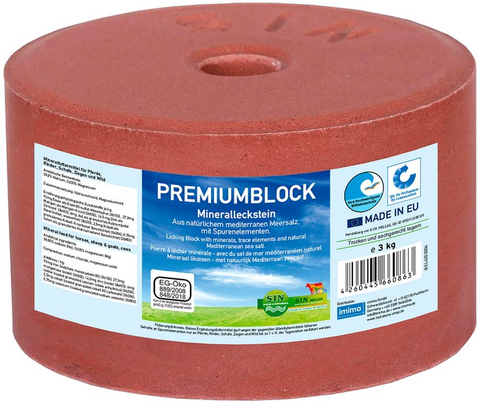 Imima salt and mineral lick stone premium block