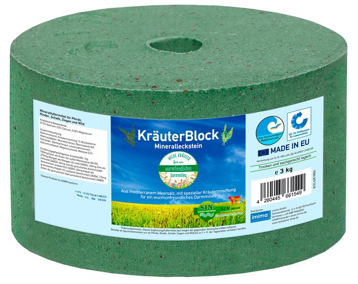 Imima herb salt and mineral lick stone