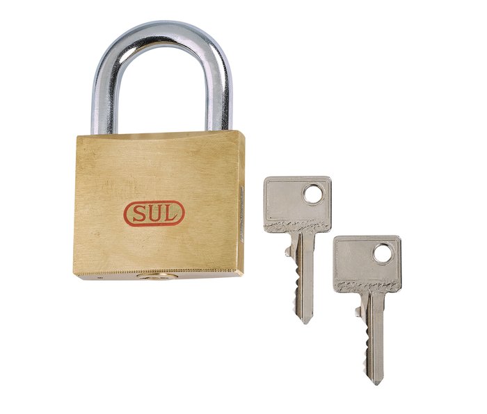Heavyweight Brass Cylinder Padlock