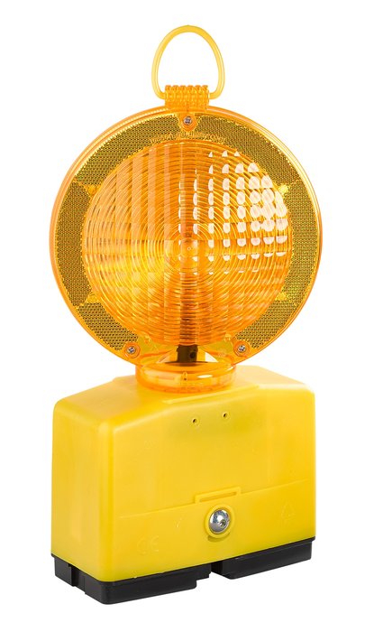 Building Site / Roadworks Warning Light (LED), yellow