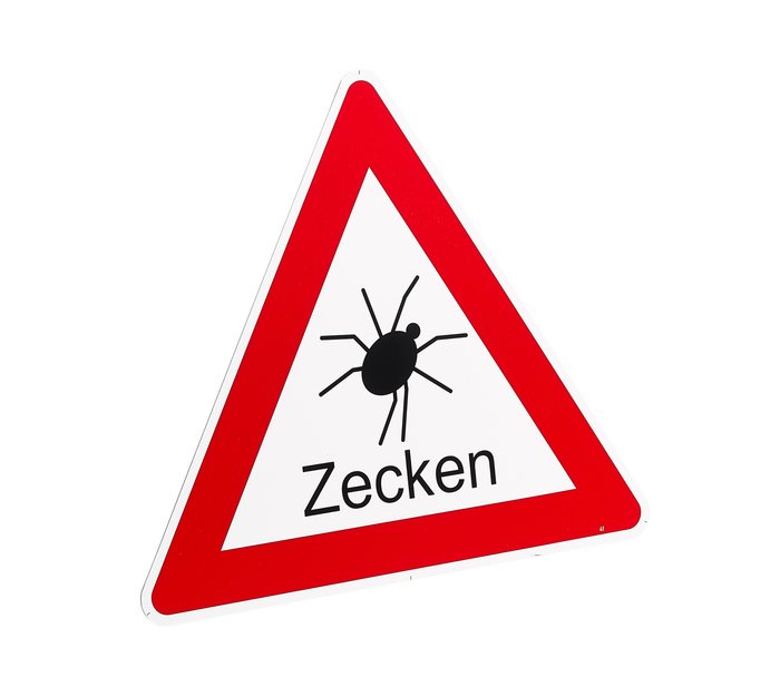 Warning Sign: Zecken (Ticks)