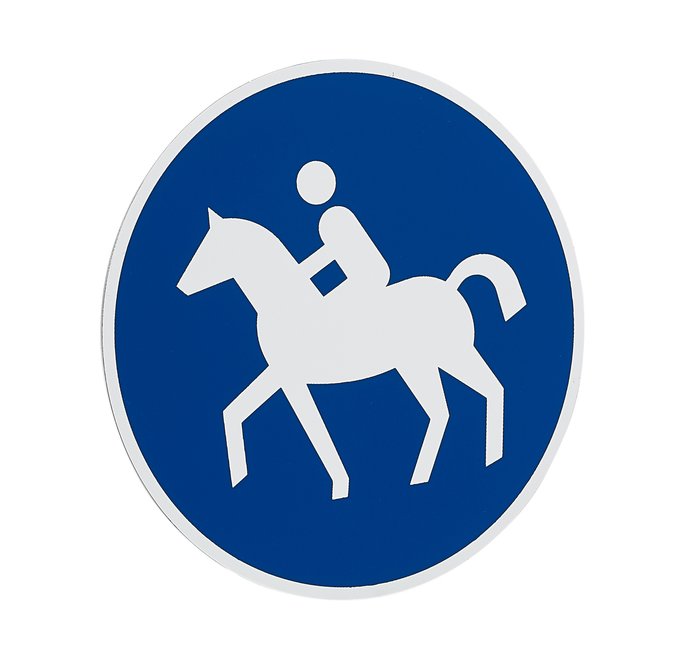 Sign: Separate Bridlepath