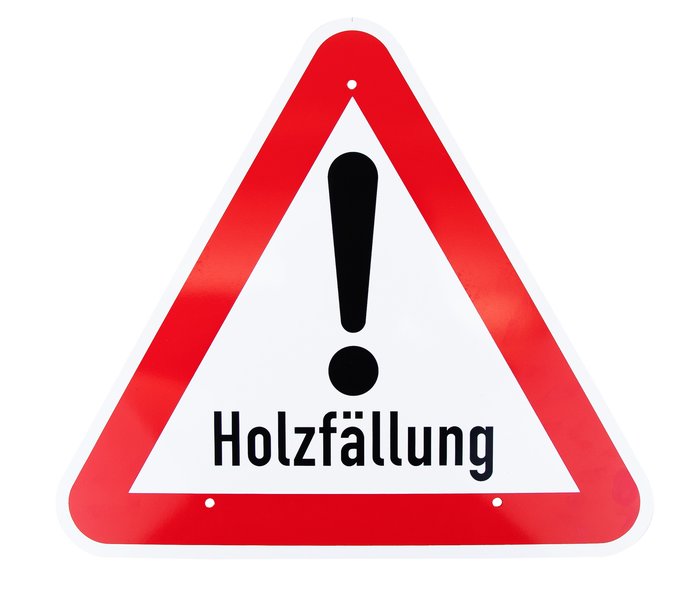 Warning Sign Tree Felling
