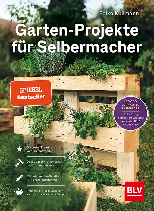 Garten-Projekte für Selbermacher (DIY Garden Projects) Text in German.