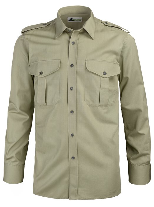 Skogen Men's Slim Fit Long Sleeve Forestry Service Shirt
