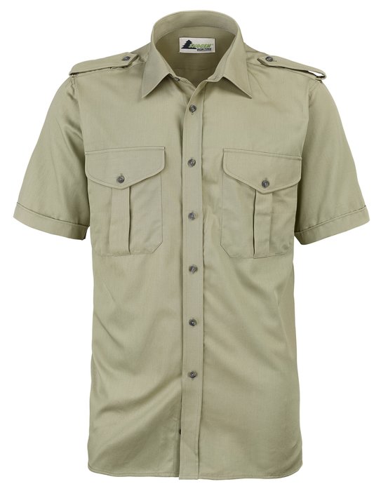 Skogen Men's Slim Fit Short Sleeve Forestry Service Shirt