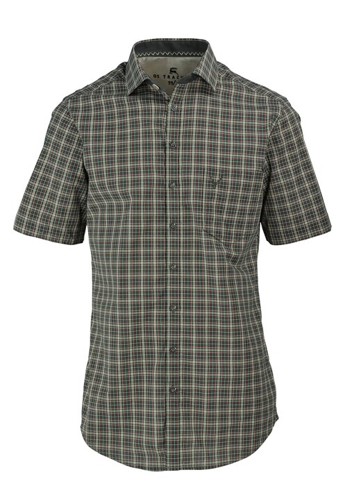 OS-Trachten Slim Fit Short Sleeved Shirt