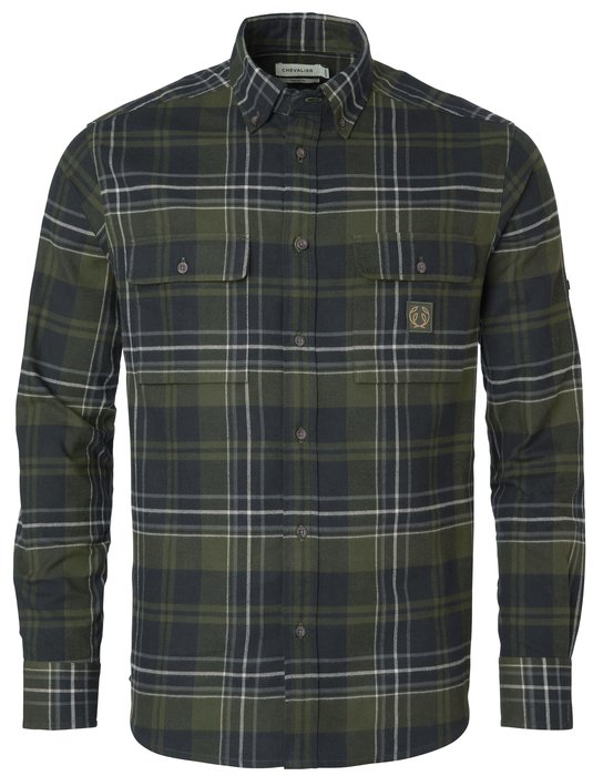Chevalier Heron Men's Long Sleeve Flannel Shirt