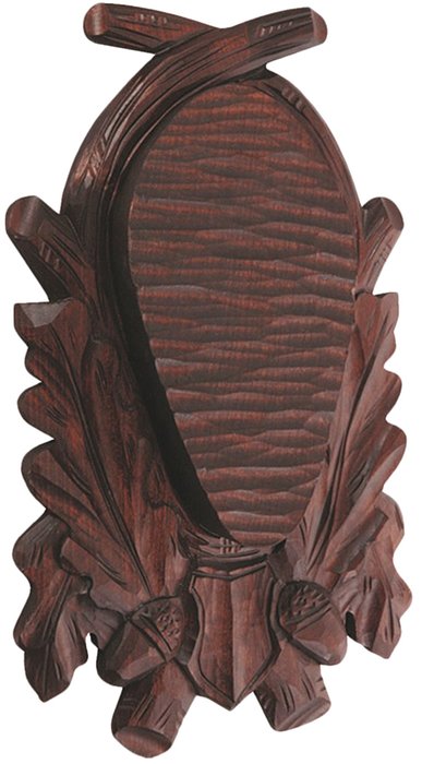 Dark Carved Chamois Shield