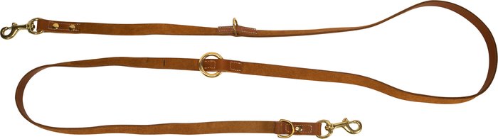 Dog leash made of cowhide leather