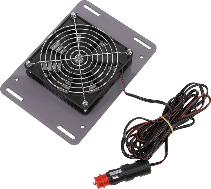 Car fan for dog boxes and car trunk