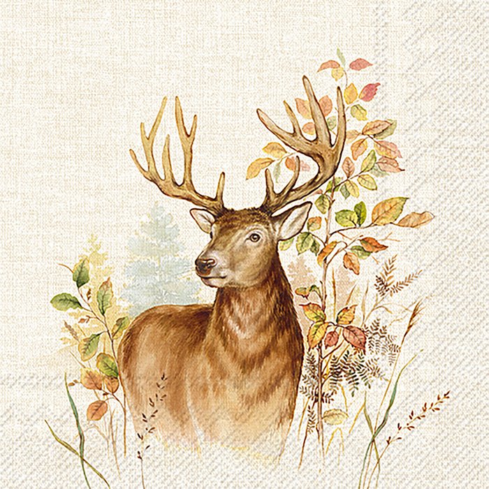 IHR Hunted Deer serviettes