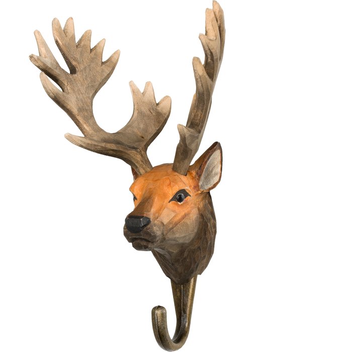 Stag wall hook
