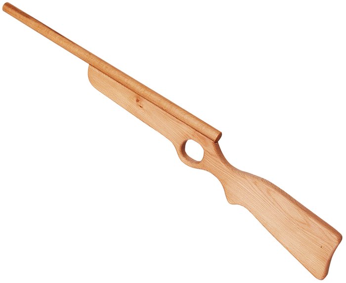 Wooden rifle