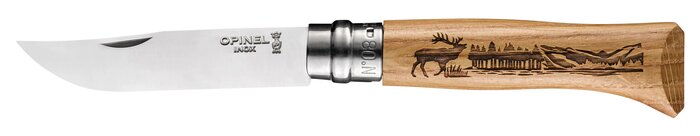 Opinel No. 8 Animalia Stag Knife