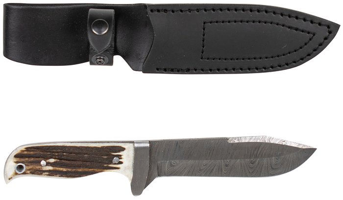 Nordforest Hunting Damascus Steel Hunting Knife