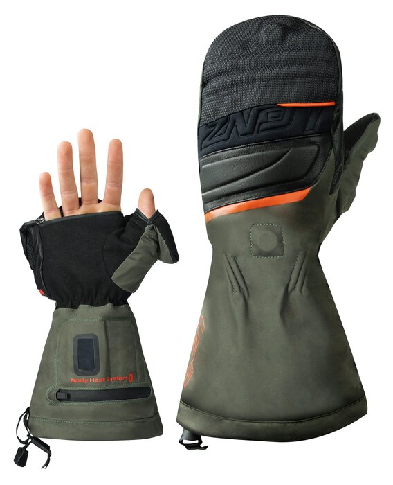 Lenz Heated 1.0 Finger Cap Hunting Mittens