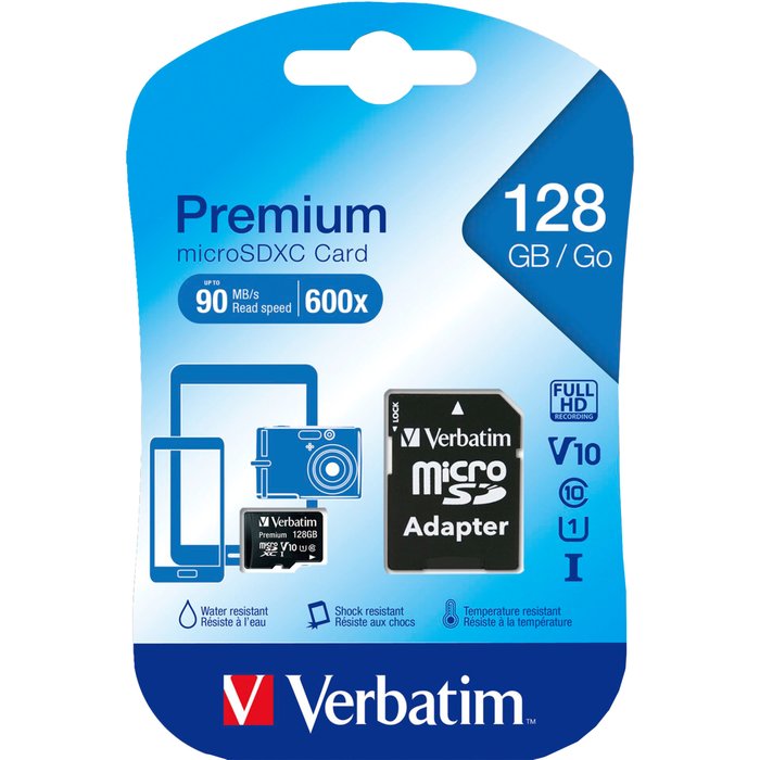Verbatim microSDXC Premium 128 GB memory card