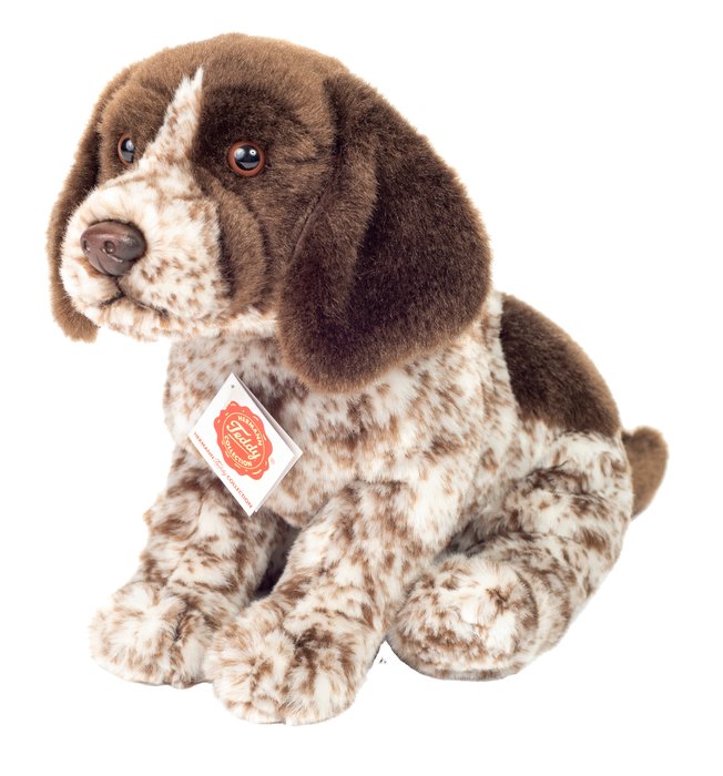 Teddy Hermann cuddly toy German wirehaired pointer puppy