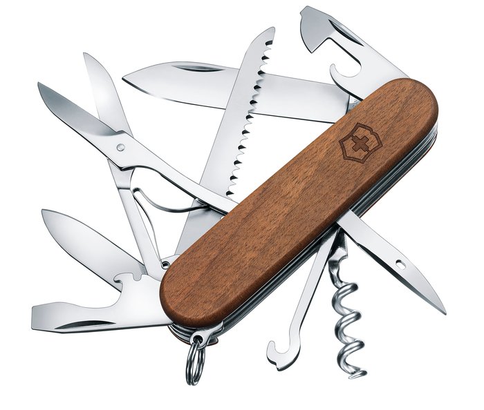 Victorinox Huntsman Wood Pocket Knife