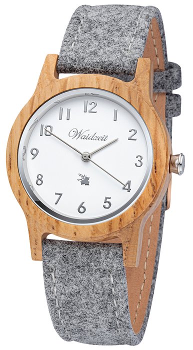 Waidzeit Barrique Alpin lady's watch with Loden wristband