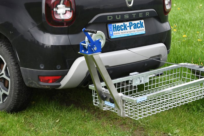Heck-Pack Hand Cable Winch for Tow Bar Mounted Carriers