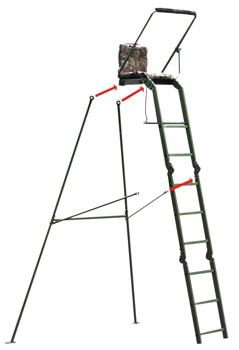 Berger & Schröter Frame for the High Seat Ladder
