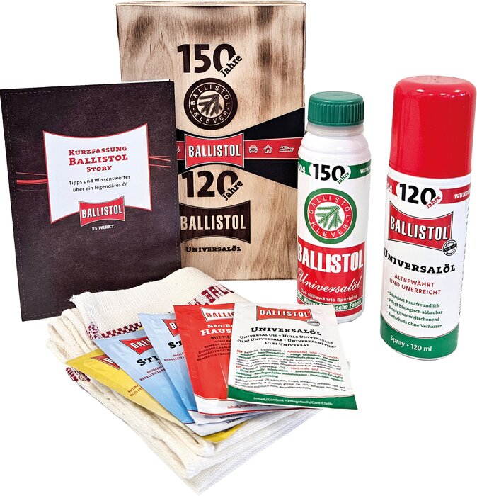 Ballistol Universal Oil Set in an Anniversary Case