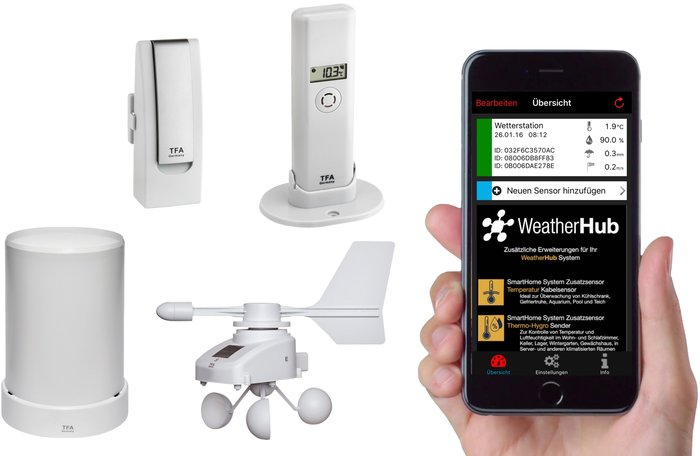 TFA Weather Station Set Weatherhub