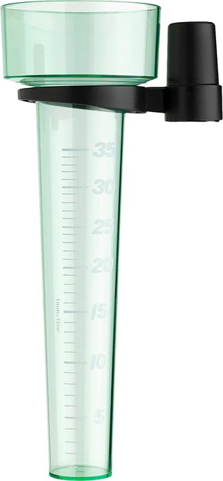 Rain Gauge with a Retaining Ring
