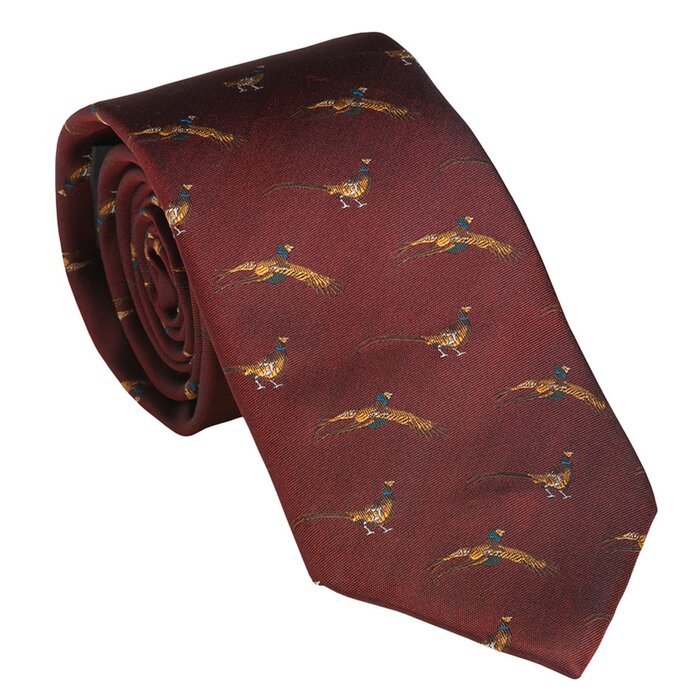 Laksen Pheasant Motif Tie