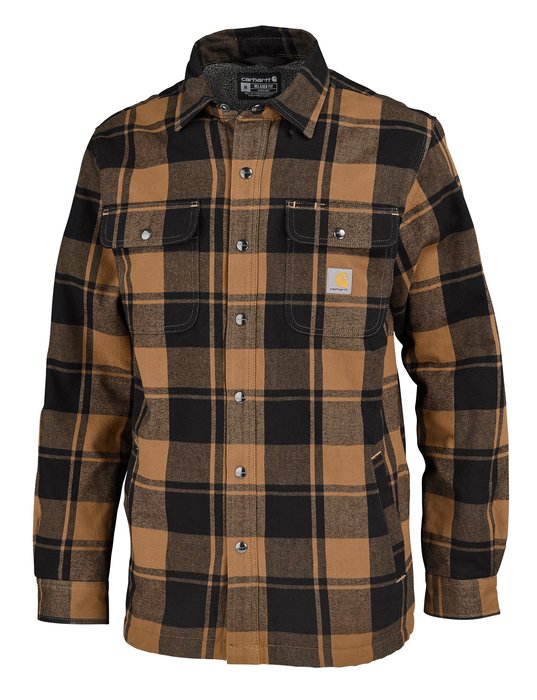 Carhartt Heavyweight Sherpa-Lined flannel shirt