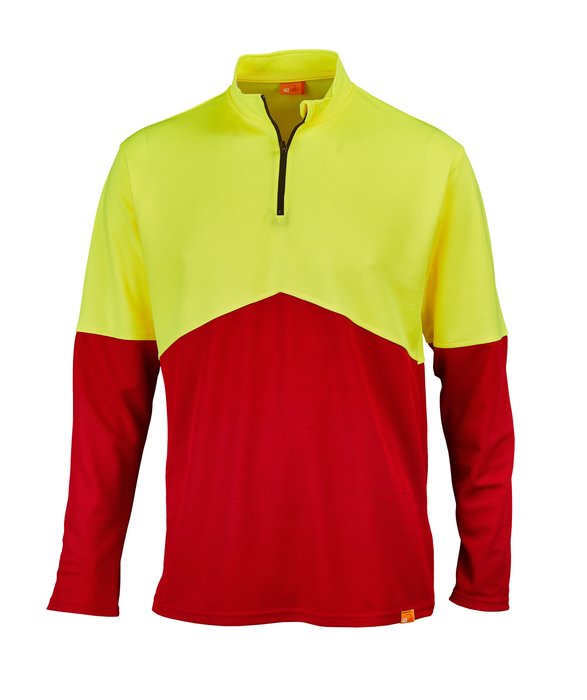 IQ-UV long-sleeved Zip UV 50+high performance functional shirt