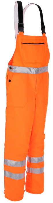 High Visibility Dungarees with All Round Cut Protection