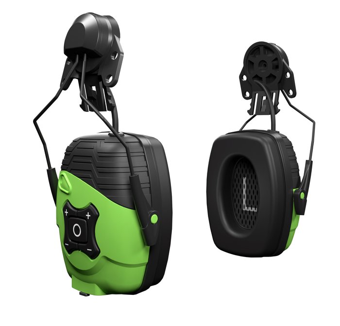 Isotunes Link Aware EN 352 Ear Defenders with Helmet Attachments