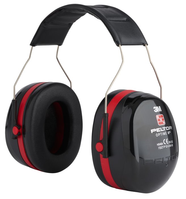 Peltor Ear Defenders with padded Headband H540A Twin Cup