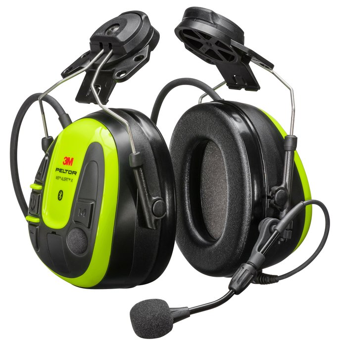 Peltor WS Alert X Headset Ear Defenders with Helmet Attachments