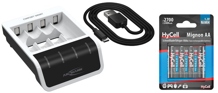 Comfort Smart Charger with Rechargeable Battery Pack