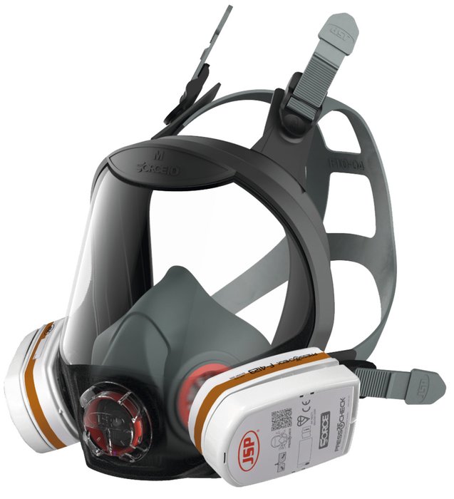 JSP Force 10 Typhoon Full-Face Mask with A2P3 Filters