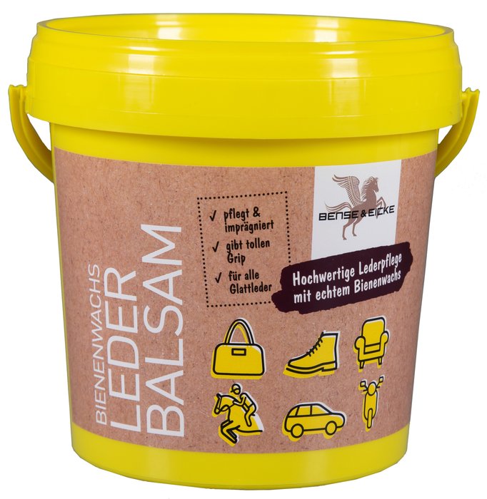 B&E Beeswax Leather Balm, colourless