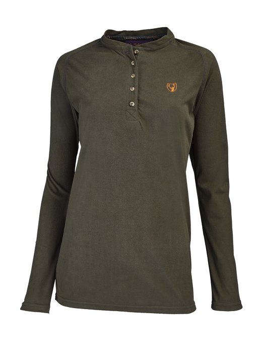 Hubertus High Performance Shirt with a Button Placket