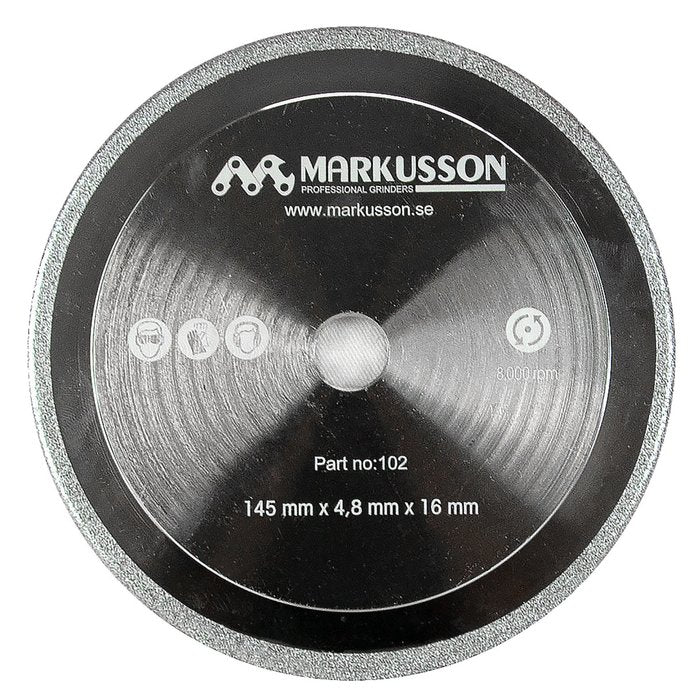 Markusson CBN Grinding Disc 145 x 4.8 x 16 mm