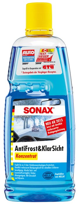 Sonax Anti-Freeze and Clear Sight Windscreen Washer Concentrate