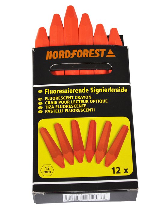 Nordforest Fluorescent Orange Marking Chalk