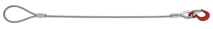 Nordforest Wire cable strop with a SIKA hook and loop 10 mm