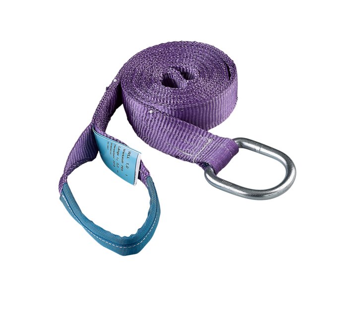 Anchoring and Hoisting Strap - 3 - Loops and Metal Ring