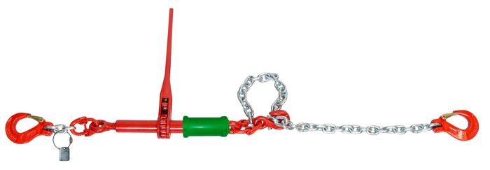 Single Part Ratcheted Lashing Chain Load Binder